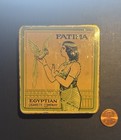 Antique Fatima Egyptian Cigarette Tin Box Tobacco Turkish C  1900 Advertising