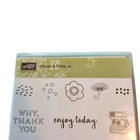 Stampin  Up  Pieces   Patterns Stamp Set Of 14 143843 Dinosaur Mushroom Bear