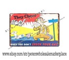 Wwii Airplane Pilot Safety They Cheer-don apos t Check Your Gas Tin Sign