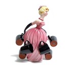 Rare Vintage 1950s Artmark Can Can Dancer Show Girl Decanter With Shot Cups