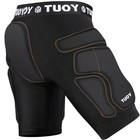  Protective Padded Shorts For Snowboard skate And Ski 3d Protection Small Black