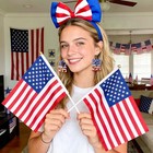 4th Of July Earrings For Women  Patriotic Independence Day Earring  A