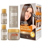 Kativa Brazilian Straightening Natural Kit - 1 Professional Hair Straightening S