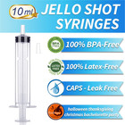 Jello Shot Syringes 100 Pack With Tip Cap For Adults Kids  10ml Party Liquid Syr