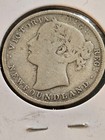 1870 Newfoundland Canada 20 Cents Silver Coin   Km-4  Mintage  50 000