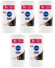 5x Nivea Invisible Black   White Antiperspirant Deodorant Solid Stick For Women 