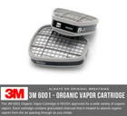 3m 6001 Ov Organic Vapor Automotive Spray Paint Ppe Respirator Cartridge Filters