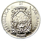 San Marino 1988 1 Lira  Fortifications - Mulino Delle Polveri  Aluminium Unc