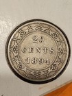 1894 Newfoundland 20 Cents Silver Coin