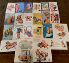 Mixed  lot Of 25  vintage kewpies postcards  Various Publishers unposted s796