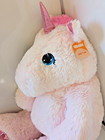 Jumbo Plush Toy 30 Inch Pink Unicorn Stuffed Animal Cuddly Plushie