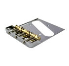 Telecaster Chrome Bridge W  Compensated Brass Saddles   Cut-down Sides