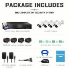 4ch Dvr Cctv Security Camera 4mp Surveillance System Waterproof 500gb Hdd