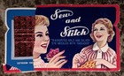 Vintage Sew And Stitch Sewing Needle Book With 12 Original Needles Made In Japan