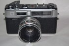 Vintage Yashica Electro 35 W  Yashinon Dx 45mm F1 7 Lens With Case- Untested