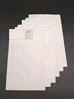 6 Vtg 100  Cotton Hand Made Linen Towels Linens White Open Lace Detail        