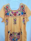 Handmade Mexican Embroidered Dress Women s Size Xl - M2