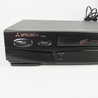 Mitsubishi Hs-u445 Vhs Vcr Hi-fi Player Recorder With Remote Tested Working