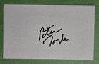 Peter Tork  Legendary American Musician Monkees Television Signed Auto 3x5 D  19