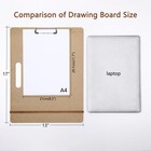 13  X 17  Artist Sketch Board With Handle - Portable Clipboard For Painting A   