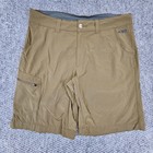 Outdoor Research Ferrosi Mens 35 Hiking Shorts Brown Stretch Cargo Tech Trail