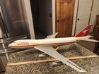 Vintage Qantas Airlines Travel Agency 747 Advertising Model 38  X 32 5  X 6 