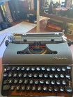 Olympia Sm3 Deluxe German  Typewriter  case   Serviced  Recovered Platen   