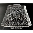 Godinger Dublin Rectangular Blown Glass Handled Serving Tray 16 