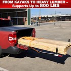 Load Extender Truck Hitch Support Haul Ladder Lumber Rack Fit 2   Hitch Receiver