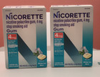 Nicorette Nicotine Gum Stop Smoking Aid 4 Mg  Mint Flavor Exp 02-2028  200 Count