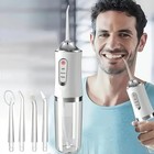 Water Flosser Oral Irrigator  Usb Rechargeable  3 Modes  4 Accessories