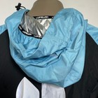 Hotsuit Blue Black Hooded Training Sweat Suit Sauna Jacket Women s Large