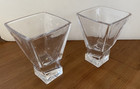2 Joyjolt Barware Square Carre Glasses 8oz  Whisky Cocktail