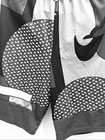 Nike Youth  Dri-fit Just Do It Print Athletic Basketball Shorts Blue White Xl