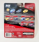 New Disney Pixar Cars Mini Racers Metallic Series 3 Pack Mcqueen Diecast Mattel