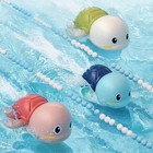 Baby Bath Toys  Wind Up Swimming Turtle Toys For Toddlers  Floating Water Bathtu