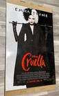 Disney Cruella Movie Poster Double Sided Ds 27x40 New  Authentic Original
