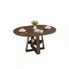 43 3 -59  Extendable Round Dining Table