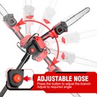 Cordless Pole Saw 8    Brushless Chainsaw 2-in-1 Tree Trimming Extension Rod
