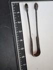 19th Century Coin Silver Sugar Or Food Tongs  84 Russian Maker 2874 Vintage