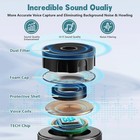Wireless Microphones  Uhf Metal Rechargeable Cordless Dynamic Mic System With Au