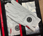 New  3x Ghost Golf Left-hand Womens Ladies Golf Glove Color White Size Small