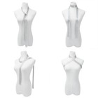Women Long Narrow Sparkle Sequins Metal Neck Tie Scarf Tie Shawl Neckerchief    