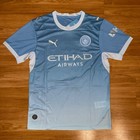Manchester City Haaland Mens Jersey Blue 26 27 Jersey