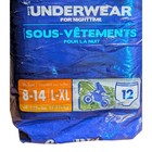 Goodnites Boys Underpants For Nighttime L-xl 60-125  Lbs 12 Count Biker Bmx 2011