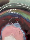Vintage Libbey Water Glasses Tumblers Red   Blue Iridescent Set Of 4