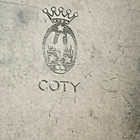 Rare Vintage Paris De Coty Perfume Bottle Metal Pop Up Box Holder Mini 2 25 