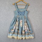 Infanta Lolita Dress Womens Xl Blue Marie Antoinette Fairycore Whimsical Fantasy