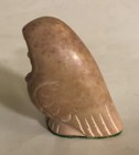 Vtg Hand Carved Stone Owl Totem Figurine 2 75    Tall