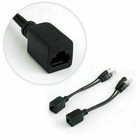 Power Over Ethernet Passive Poe Adapter Injector   Splitter Kit 5v 12v 2 Colors